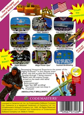 Firehawk (USA) (Unl) box cover back